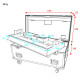Flight case per 2x barre Furion FX402