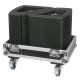 Case for 2x M12 monitor Flight Case