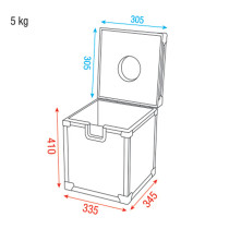 Case for 30 cm Mirror Ball Custodia per sfera specchiata da 30 cm