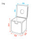 Case for 30 cm Mirror Ball Custodia per sfera specchiata da 30 cm