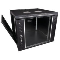 RCA-WMF-9 9 U Armadio di rete con porta in vetro