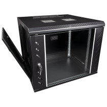 RCA-WMH-9 9 U Armadio di rete con porta in vetro