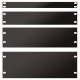 19 inch Blind Panel Black 1U