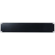 19 inch Blind Panel Black 2U
