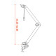 Broadcast Stand PRO 200-900 mm, connettori Neutrik inclusi