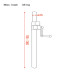 Windup Speaker Stand Acciaio 780-1.300 mm carico massimo 38 Kg