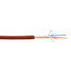 MC-216 Mic / cavo di linea - 100m su rocchetto - rosso