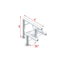 Deco-22 Triangle truss - apex up ACM24 - 90° corner