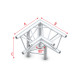 Deco-22 Triangle truss - down left - apex down ALM34 - 90° corner