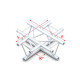 Deco-22 Triangle truss - 4-way horizontal ACM41 - 90° corner