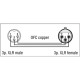 FL01 - bal. XLR/M 3P to XLR/F 3P 1,5 m