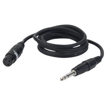FL03 - bal. XLR/F 3P to Jack stereo 3 m