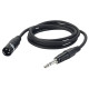 FL04 - bal. XLR/M 3P to Jack stereo 6 m