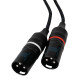 FL115 - Da USB-C a 2 XLR/M 3P Galvanicamente Isolati