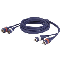 FL24 - 2 RCA male L/R to 2 RCA male L/R 1,5 m