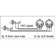 FL25 - 2 RCA male L/R to 2 XLR/F 3P 1,5 m
