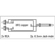 FL33 - mono Jack to 2 RCA male L/R 1,5 m