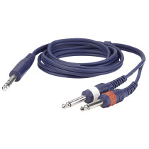 FL34 - stereo Jack to 2 mono Jack L/R 6 m
