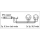 FL36 - 2 x bal. XLR 3P, male to Jack stereo 1,5 m