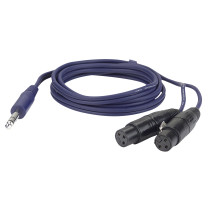 FL37 - 2 x bal. XLR 3P, female to Jack stereo 1,5 m
