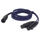 FL38 - bal. XLR 3P, male to 2 x XLR 3P female 1,5 m