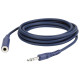 FL40 - bal. stereo Jack to stereo female Jack 3 m
