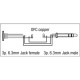 FL40 - bal. stereo Jack to stereo female Jack 3 m