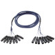 FL60 - 8 XLR/M 3P to 8 XLR/F 3P 3 m