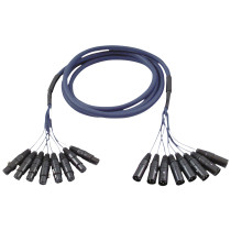 FL60 - 8 XLR/M 3P to 8 XLR/F 3P 6 m
