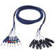 FL61 - 8 XLR/F 3P to 8 Jack mono 3 m