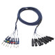 FL62 - 8 XLR/M 3P to 8 Jack mono 3 m