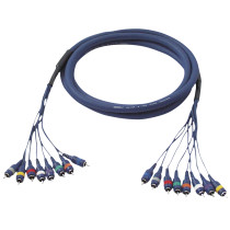 FL65 - 8 RCA/M to 8 RCA/M 3 m