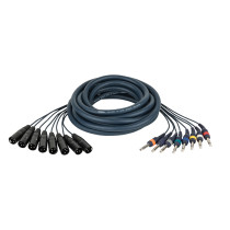 FL68 - 8 XLR/M 3P to 8 Jack stereo 6 m
