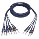 FL69 - 8 Jack mono to 4 Jack stereo 3 m
