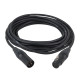FL72 - bal. XLR/M 3P to XLR/F 3P Neutrik XX series 6 m - nero