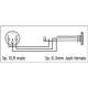 FLA26 - XLR 3P male to Jack stereo female
