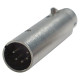 FLA29 - XLR 5P male to XLR 3P female adapter 5p. XLR - maschio > 3p. XLR - femmina adattatore DMX