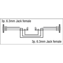FLA35 - Jack stereo female to Jack stereo female