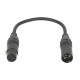 Adattatore DMX Neutrik 3-pin maschio a 5-pin femmina