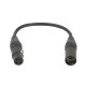 Adattatore DMX Neutrik 3-pin femmina a 5-pin maschio