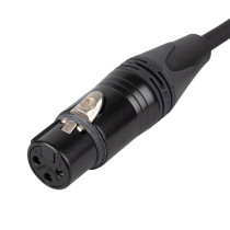 FLN01 - Cavo microfono/linea XLR M/F 3P Neutrik serie NC3-BAG