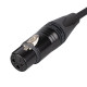 FLN09 - DMX e AES/EBU da XLR/M 3P a XLR/F 3P Neutrik Serie NC3-BAG