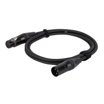FLN09 - DMX e AES/EBU da XLR/M 3P a XLR/F 3P Neutrik Serie NC3-BAG