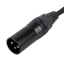 FLN09 - DMX e AES/EBU da XLR/M 3P a XLR/F 3P Neutrik Serie NC3-BAG