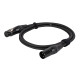 FLN09 - DMX e AES/EBU da XLR/M 3P a XLR/F 3P Neutrik Serie NC3-BAG