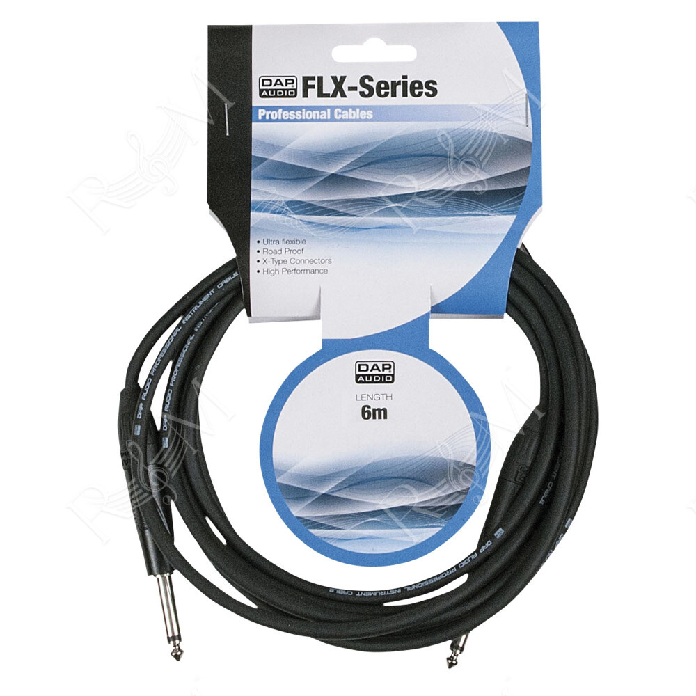 FLX05 - unbal. Jack mono to Jack mono X-type 6mtr - tipo X