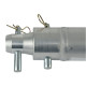 F Truss - Single Tube 50 mm Tube F 2000 - incl. 1x female receiver - 200 cm - silver