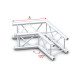 Pro-30 Square F Truss - Corner QCF22 - angolo da 120° - argento - F