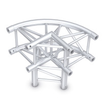 Pro-30 Square F Truss - Circle Corner 3-way QLF30-KRS - angolo da 90° - cerchio - F