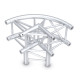 Pro-30 Square F Truss - Circle Corner 3-way QLF30-KRS - angolo da 90° - cerchio - F